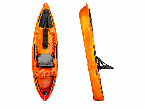 FISHING KAYAK ORANGE WITH PADDLE SKU00051 FISHING KAYAK ORANGE WITH PADDLE SKU00051