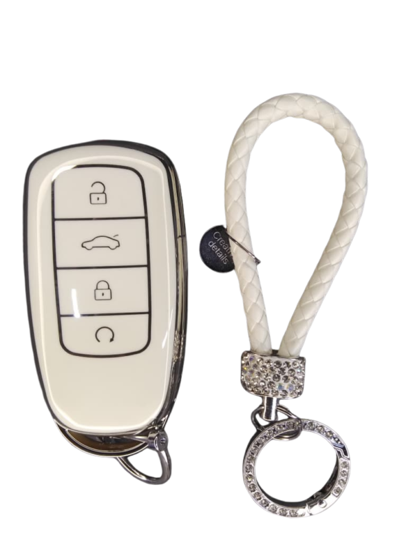 Key fob omoda white SKU00021 Key fob omoda white SKU00021