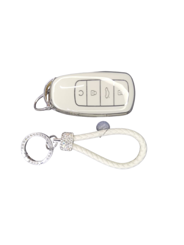 Key fob omoda white 3 SKU00021 Key Fob Cover Omoda c5/Cherry White