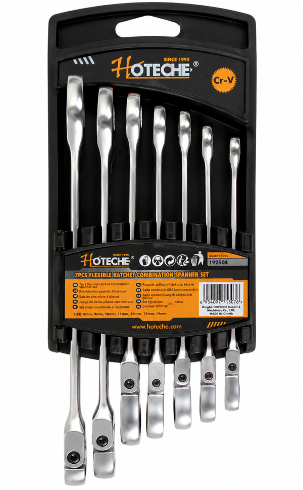 RATCHET SPANNER FLEXABLE SET 7PC CV 81011131719MM 72TEETH SKU00053 RATCHET SPANNER FLEXABLE SET 7PC CV 81011131719MM 72TEETH SKU00053