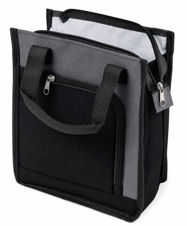 COOLER BAG BLK H22XW12X26CM HAND BAG TYP OXFORD + PEVA SKU00093 COOLER BAG BLACK H22XW12X26CM HAND BAG TYPE OXFORD + PEVA