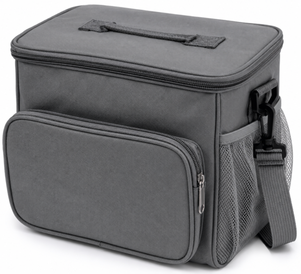 COOLER BAG GREY H26XW18X22.5CM BAG TYPE OXFORD600 + EVA