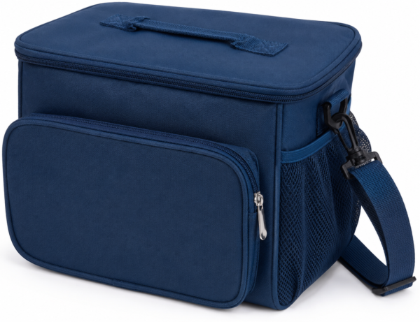 COOLER BAG NAVY H26XW18X22.5CM BAG TYPE OXFORD600 + EVA SKU00097 COOLER BAG NAVY H26XW18X22.5CM BAG TYPE OXFORD600 + EVA