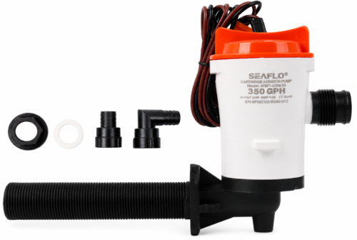 LIVEWELL PUMP 350GPH 12V 2AMPS SKU00086