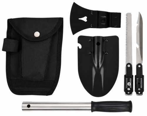 SHOVEL.AXE.SAW.KNIFE W/NYLON BAG