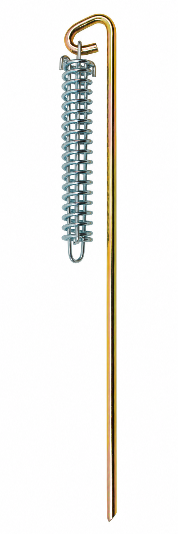 TENT PEG SPRING HOOK TYPE 8MM X 460MM ZINC COATING WSPRING WEIGHT 245.5G SKU00108 TENT PEG SPRING HOOK TYPE 8MM X 460MM ZINC COATING W/SPRING WEIGHT 245.5G