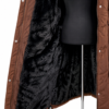 Zara puffer coat brown 3 Puffer Coat hooded Brown Large