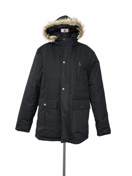 Mens jacket with fur hood SKU00179 Mens jacket with fur hood SKU00179