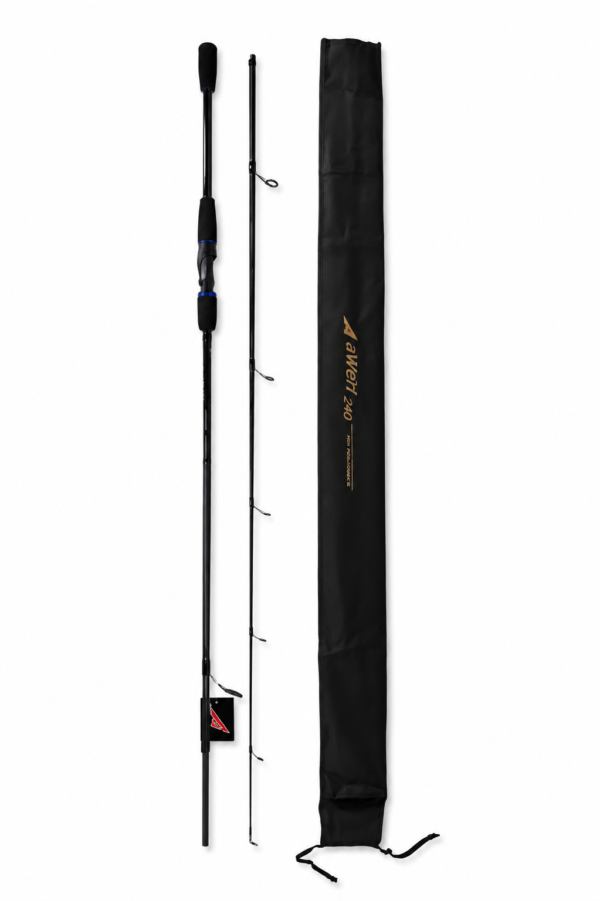 aweh spin 8 ft 1 Aweh! Spin 240 (8ft) Two-Piece Spinning Fishing Rod