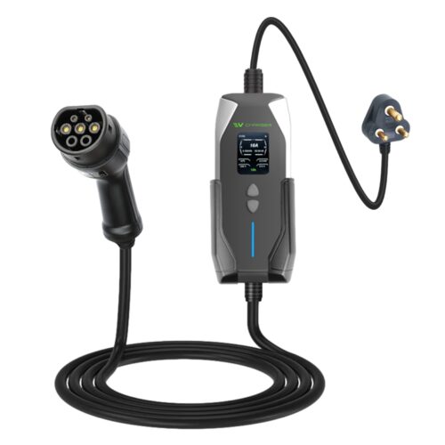 3.2kw 230Vac EV Charger SKU00192 Portable Type 2 EV Charger 16A 3.2kW – South African 3-Pin Plug