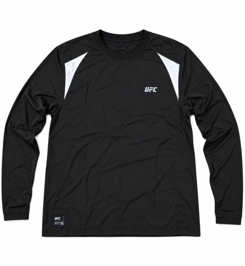 Black Performance Shirt Flat Lay Black Long-Sleeve Performance Training Shirt XL (Extra large)