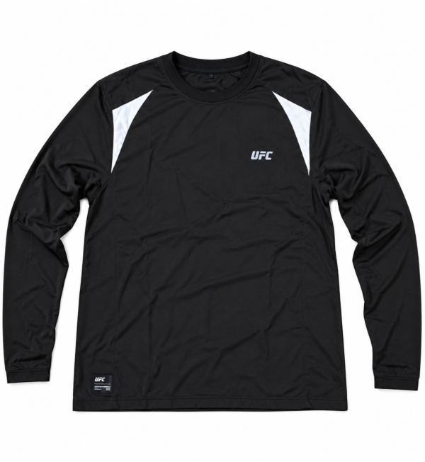 Black Performance Shirt Flat Lay Black Long-Sleeve Performance Training Shirt XL (Extra large)
